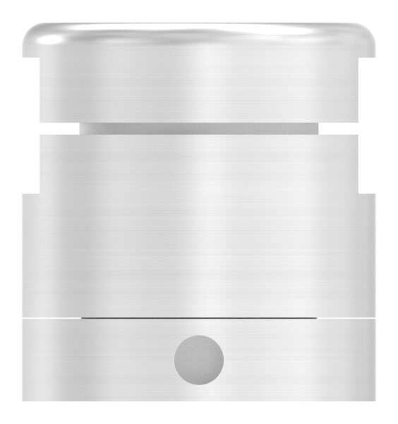 Brenk Grundhalter für Vierkantstäbe 12x12mm, mit Innengewinde M8, Aluminium 6063 T6, eloxiert