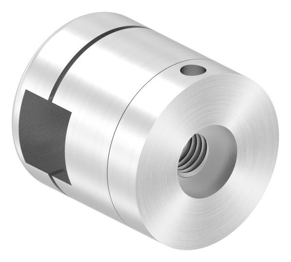 Brenk Grundhalter für Vierkantstäbe 12x12mm,...