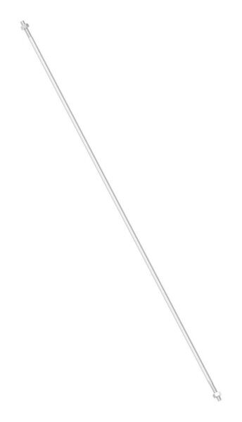 Vordachsystem abgehangen, Punkthalter Ø 52mm, Zugstange L: 940mm, 1 Achse, ZiE erforderlich, V2A
