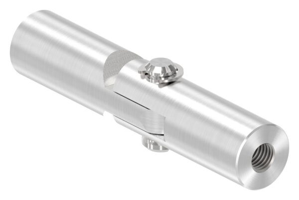 Gelenk zu Wandhalter, ohne Ronde und Punkthalter, 2x Rechtsgewinde M10, V2A