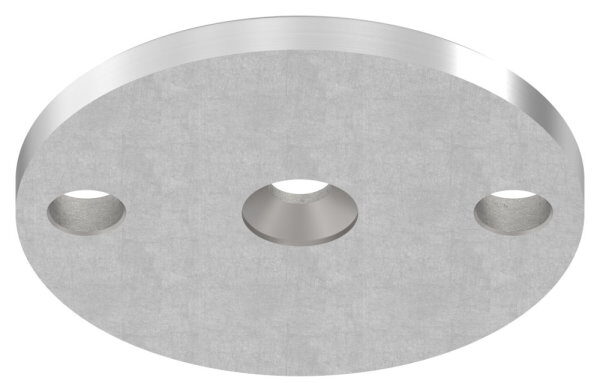 Ankerplatte, 100x8mm, zu Vordachsystem 50640-240, V2A