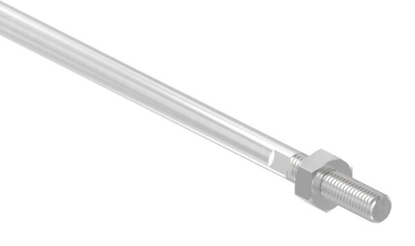 Zugstange zu Vordachsystem 50640-240, L: 1090mm (mit Links-Rechtsgewinde M10x40), V2A