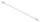 Zugstange zu Vordachsystem 50640-240, L: 940mm (mit Links-Rechtsgewinde M10x40), V4A