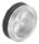 Griffmuschel für Glasschiebetür, für Glas 8 - 10mm, Glasbohrung Ø 46mm, V2A