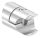 Halter für Rundrohre 21,3mm, Anschluss: 42,4mm, Bef.-Schraube: M6, V2A