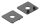 Ersatz-Abdeckplättchen für Blechhalter, paarweise, passend für Lochblechhalter Ø 25mm, 55335 / 55336 / 55337 / 55338 / 55339-240