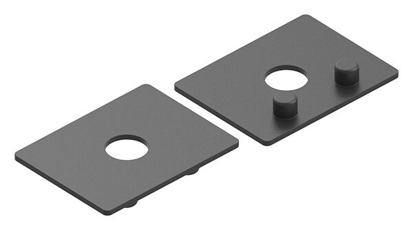 Ersatz-Abdeckplättchen für Blechhalter,...