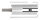 Blechhalter, Ø 25mm, Anschluss: 48,3mm, für Blechstärken: 1,5 - 4mm, Bef.-Schraube: M6x25, V2A