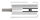 Blechhalter, Ø 25mm, Anschluss: 60,3mm, für Blechstärken: 1,5 - 4mm, Bef.-Schraube: M6x25, V2A