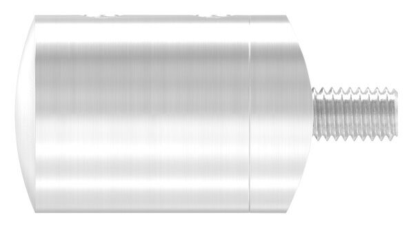 Querstab-Endhalter für 42,4mm Rohr Anschluss mit Sackloch rechts 10,2mm