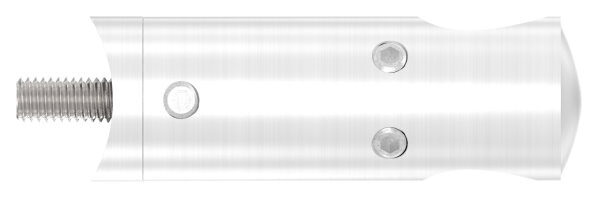 Querstabhalter für 90° Innenecke für 42,4mm Rohr, mit 12,2mm Bohrung, inkl. Maden- und Befestigungsschrauben, V4A
passend zu Querstabhalter 50400-240A-V4A