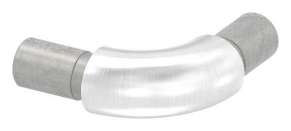 Rohrverbinder 90° zum Einkleben der Rohre, geschliffen K240, für Rohr 12,0x1,5mm, V2A