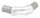 Rohrverbinder 90° zum Einkleben der Rohre, geschliffen K240, für Rohr 12,0x1,5mm, V2A