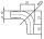 Rohrverbinder 90° zum Einkleben der Rohre, geschliffen K240, für Rohr 12,0x1,5mm, V2A