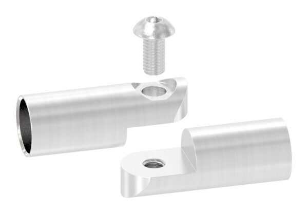 Rundstabverbinder mit Gelenk Ø 12mm, 0 – 100°, V2A