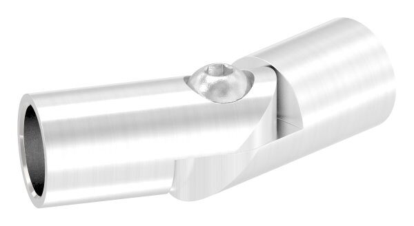 Rundstabverbinder mit Gelenk Ø 14mm, 0 – 100°, V2A