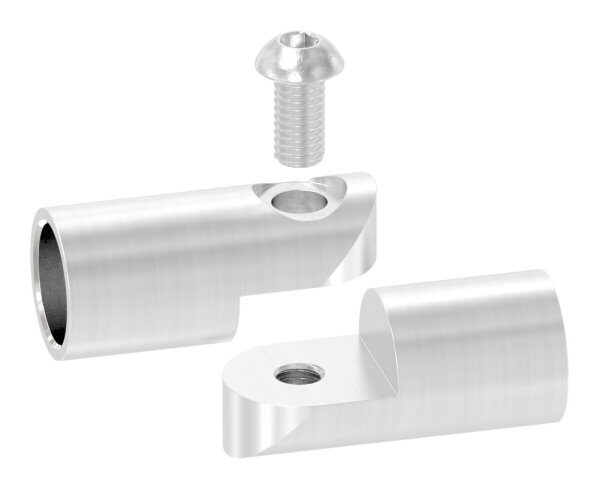 Rundstabverbinder mit Gelenk Ø 14mm, 0 – 100°, V2A