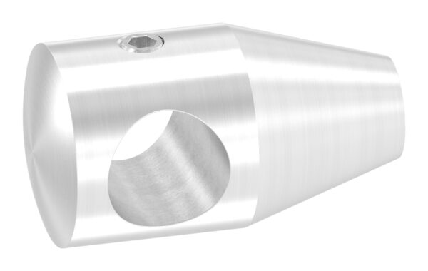 Querstabhalter aus einem Stück mit Gewinde M6, Bohrung 12,2mm, inkl. Madenschraube, V2A