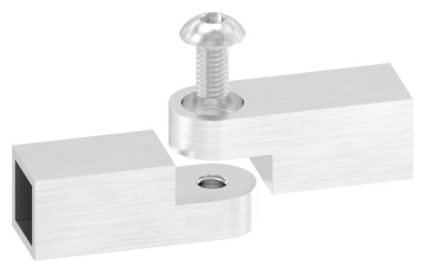 Verbinder mit Gelenk für Vierkant 12x12mm, 0 – 95°, V2A