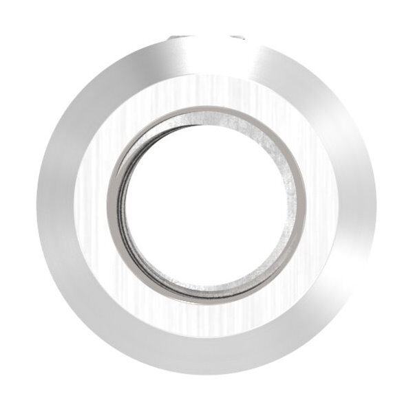 Stabverbinder, Ø 18mm, eins. Gewinde M10, andere Seite Bohrung für 12mm Rund, L: 36mm, V2A
