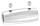 Stabverbinder für 10mm Rund, L: 45mm, Ø 20mm, mit 2 Madenschrauben, V2A