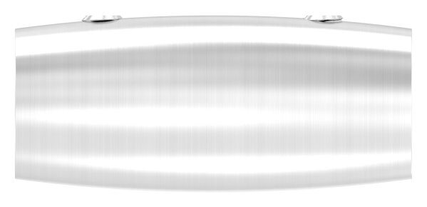 Stabverbinder für 14mm Rund, L: 45mm, Ø 20mm, mit 2 Madenschrauben, V2A