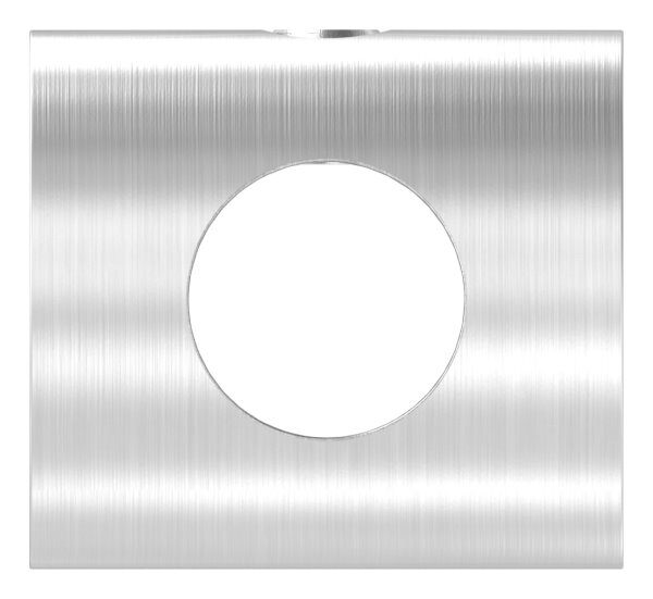 Querstabhalter (Montage zwischen zwei Flacheisen) mit 10,2mm Bohrung, inkl. Madenschrauben, V2A