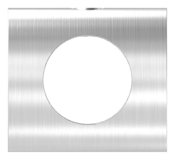 Querstabhalter (Montage zwischen zwei Flacheisen) mit 12,2mm Bohrung, inkl. Madenschrauben, V2A