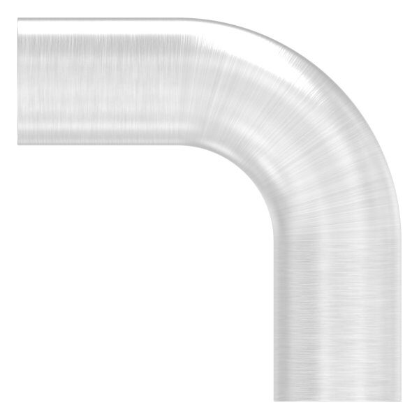 Rundstabverbinder als Bogen für Ø 10mm, 90°, zum Kleben, V2A