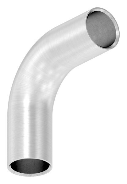 Rundstabverbinder als Bogen für Ø 10mm, 90°, zum Kleben, V2A