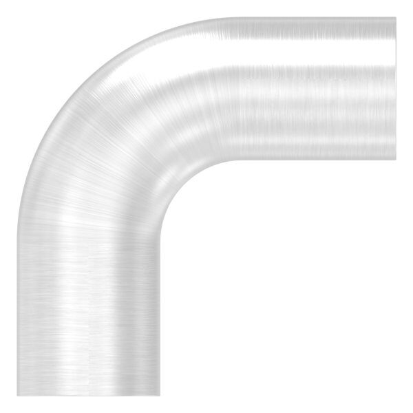 Rundstabverbinder als Bogen für Ø 12mm, 90°, zum Kleben, V2A