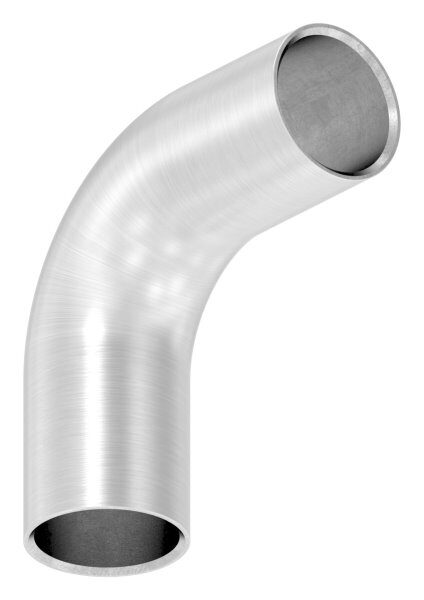 Rundstabverbinder als Bogen für Ø 12mm, 90°, zum Kleben, V2A