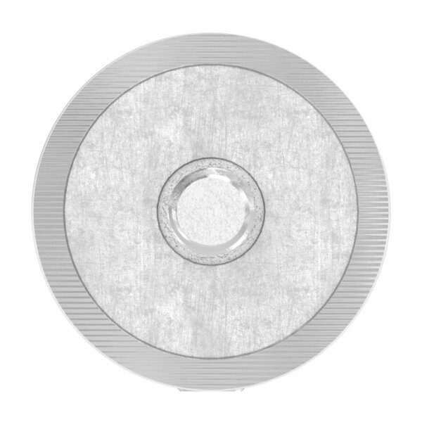 Querstabhalter zum Stoßen, Bohrung Ø 12,5mm, Anschluss 48,3mm, inkl. Befestigungsschraube DIN912 M6x16, V2A