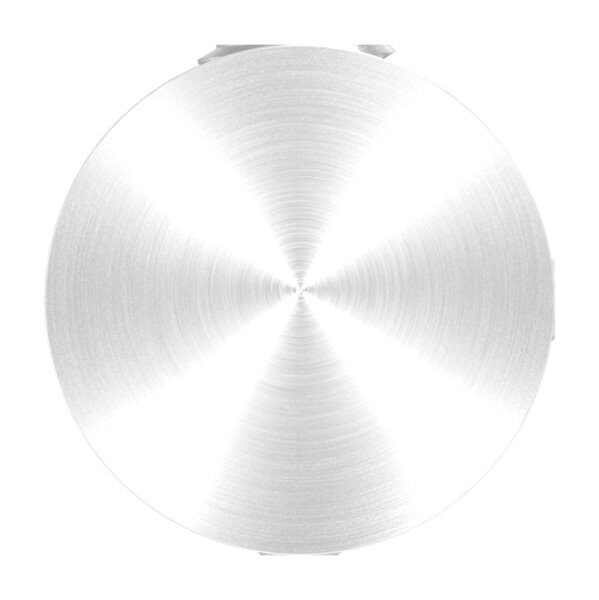 Plattenhalter mit Madenschraube M10x12, für Platten 4 -10,76mm, andere Seite Bohrung 12,2mm, V2A