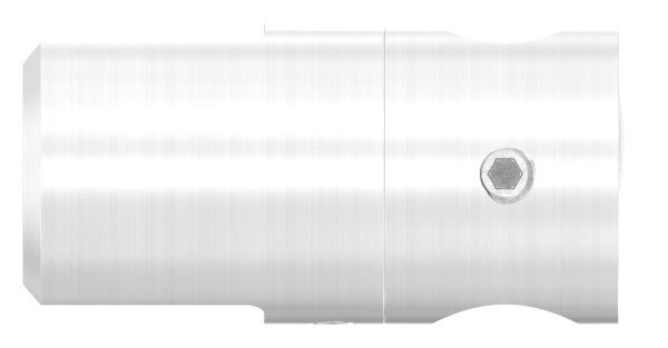 Plattenhalter mit Madenschraube M10x12, für Platten 4 -10,76mm, andere Seite Bohrung 12,2mm, V2A