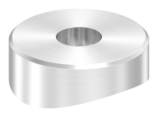 Ausgleichsstück (ohne Senkung) für Rohr 42,4mm, Ø 20mm mit Bohrung 6,5mm, V2A