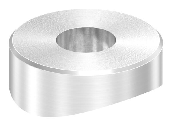 Ausgleichsstück (ohne Senkung) für Rohr 42,4mm, Ø 22mm mit Bohrung 8,5mm, V2A
