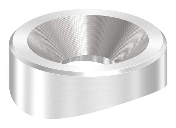 Ausgleichsstück (mit Senkung) für Rohr 42,4mm, Ø 22mm mit gesenkter Bohrung 8,5mm, V2A