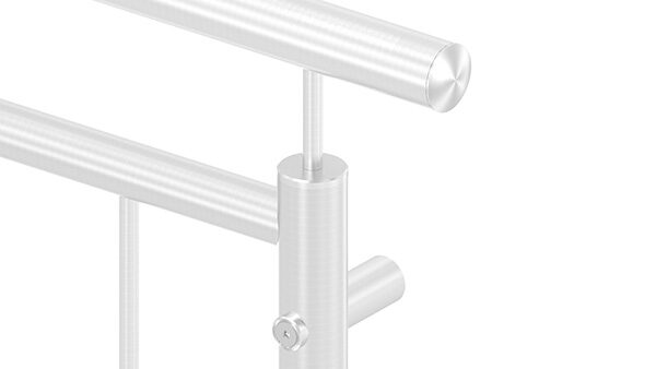 Ausgleichsstück (mit Senkung) für Rohr 42,4mm, Ø 22mm mit gesenkter Bohrung 8,5mm, V2A
