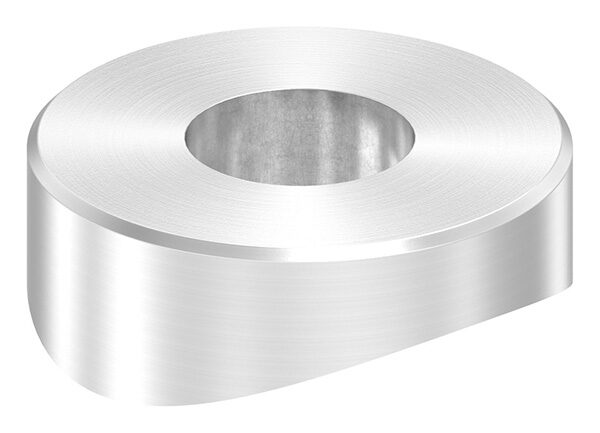 Ausgleichsstück für Rohr 42,4mm, Ø 25mm mit Bohrung 10,5mm, V2A