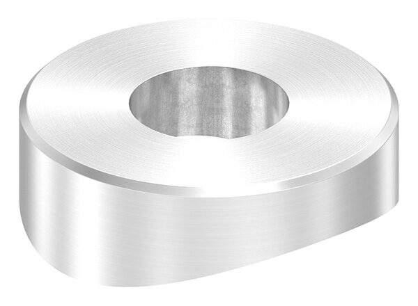 Ausgleichsstück für Rohr 48,3mm, Ø 25mm mit Bohrung 10,5mm, V2A