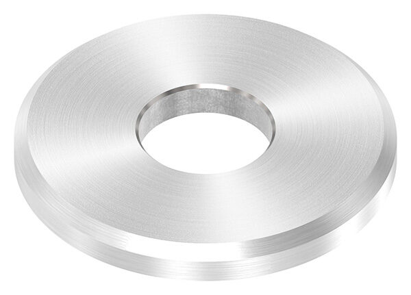 Beilagscheibe 30x3mm mit Fase, Bohrung mittig 10,5mm, V2A