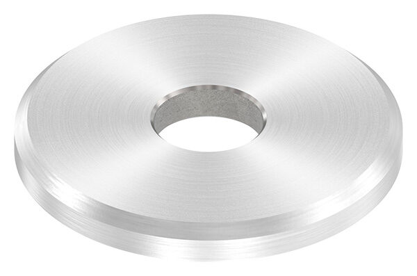 Beilagscheibe 30x3mm mit Fase, Bohrung mittig 8,5mm, V2A