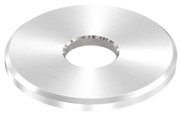 Beilagscheibe 40 x 3mm mit Fase, Bohrung mittig 12,5mm, V2A