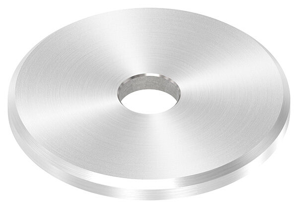 Beilagscheibe 40x3mm mit Fase, Bohrung mittig 8,5mm, V2A