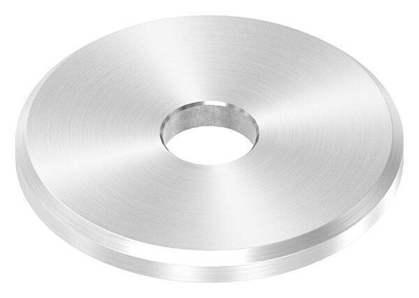 Beilagscheibe 35x3mm mit Fase, Bohrung mittig 8,5mm, V2A