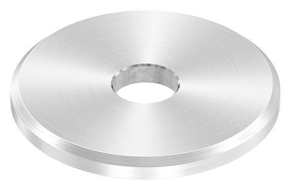 Beilagscheibe 35x3mm mit Fase, Bohrung mittig 8,5mm, V2A