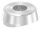 Ausgleichsstück für Rohr 42,4mm, Ø 18mm, mit Bohrung 7mm, V2A