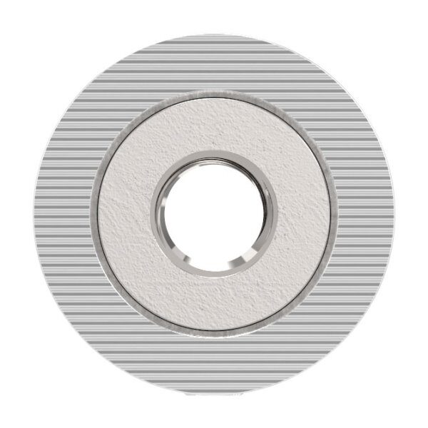 Rohrabstandshalter für Stoßgriffe - für Rohranschluss 33,7mm
 mit Gewinde M8, lichter Abstand 60mm, V2A