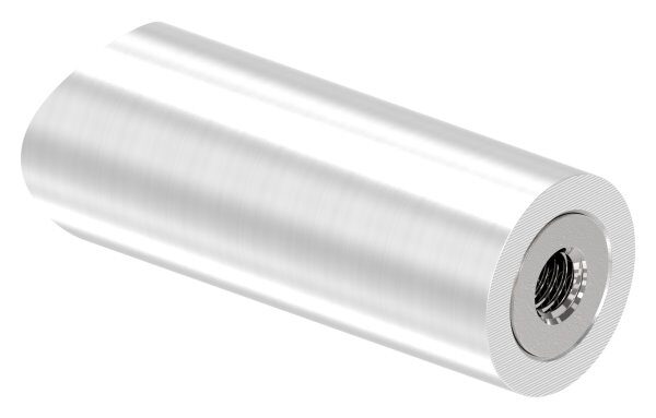 Rohrabstandshalter für Stoßgriffe - für Rohranschluss 33,7mm
 mit Gewinde M8, lichter Abstand 60mm, V2A